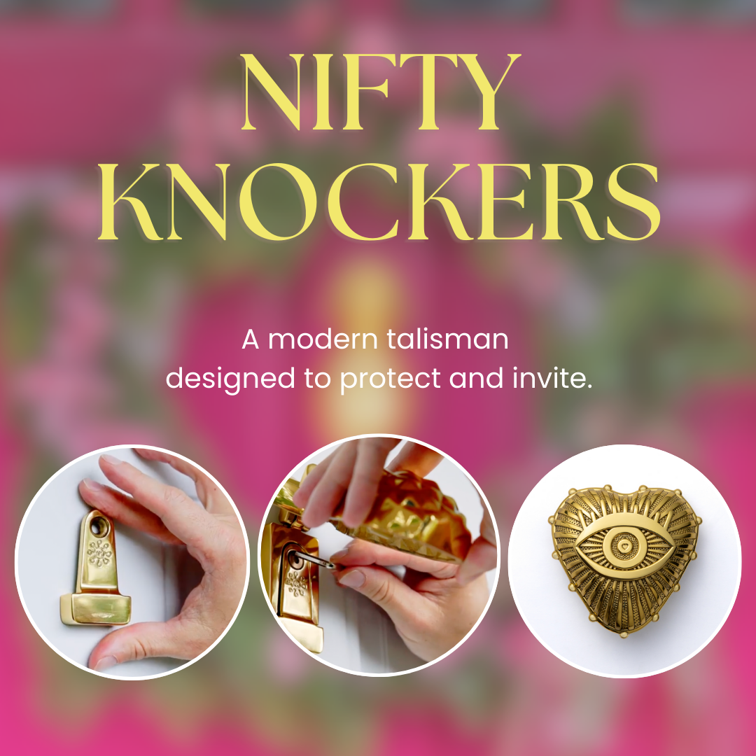 Essential Set — Interchangeable Solid Brass Door Knocker